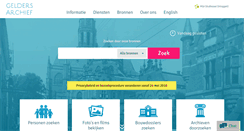 Desktop Screenshot of geldersarchief.nl